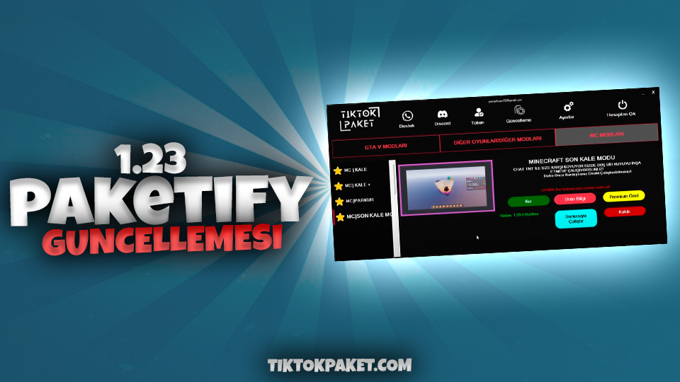 PAKETIFY 0.23 YAYINDA!