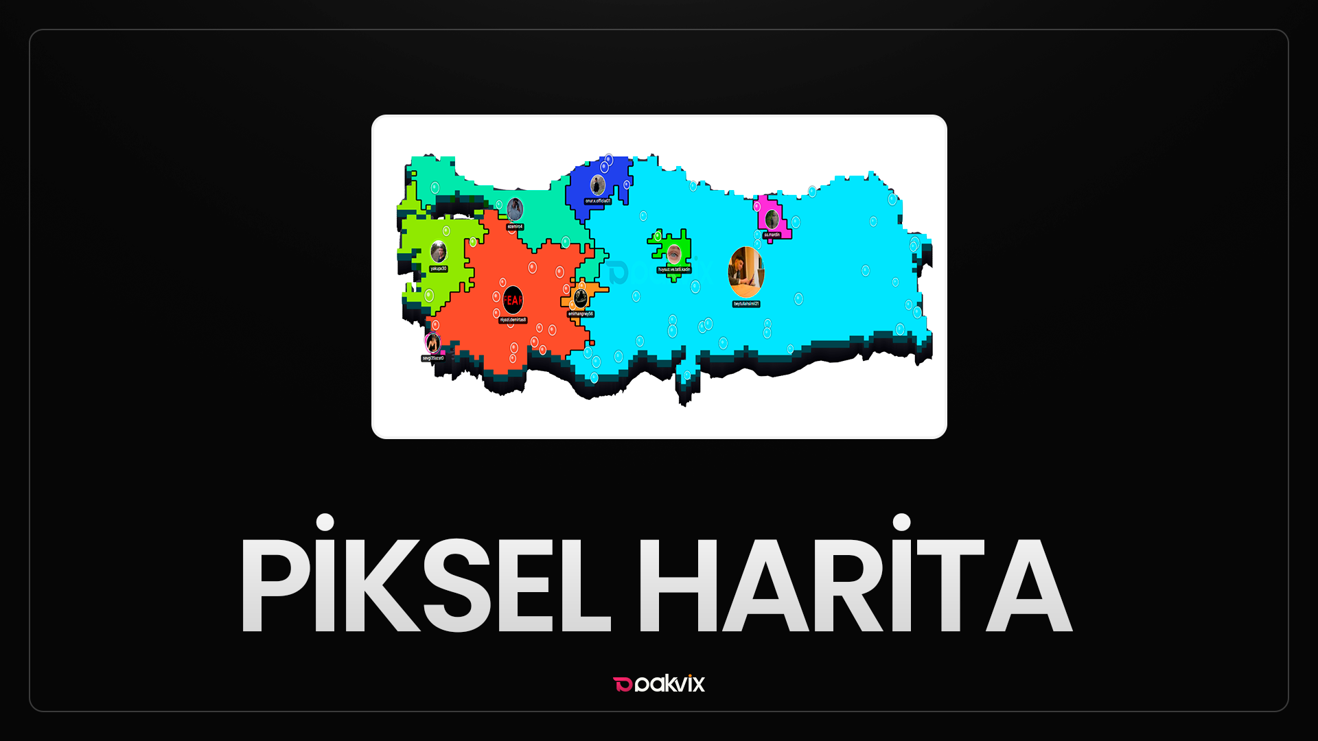 PIKSEL HARİTA WEB